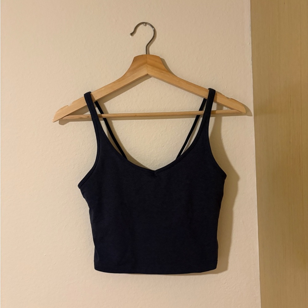 Vuori Navy Women's Double Strap Tank Top